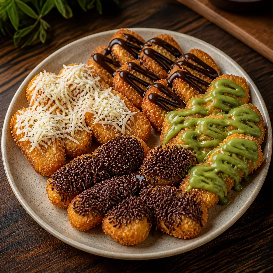Foto Nugget Pisang Coklat / Keju