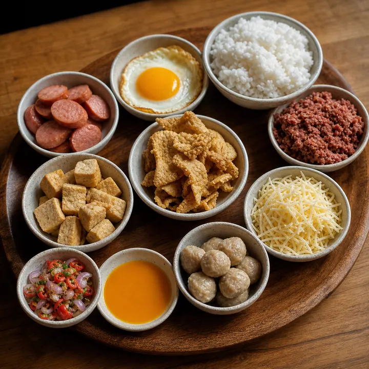 Foto Topping Telor Mata Sapi / Dadar